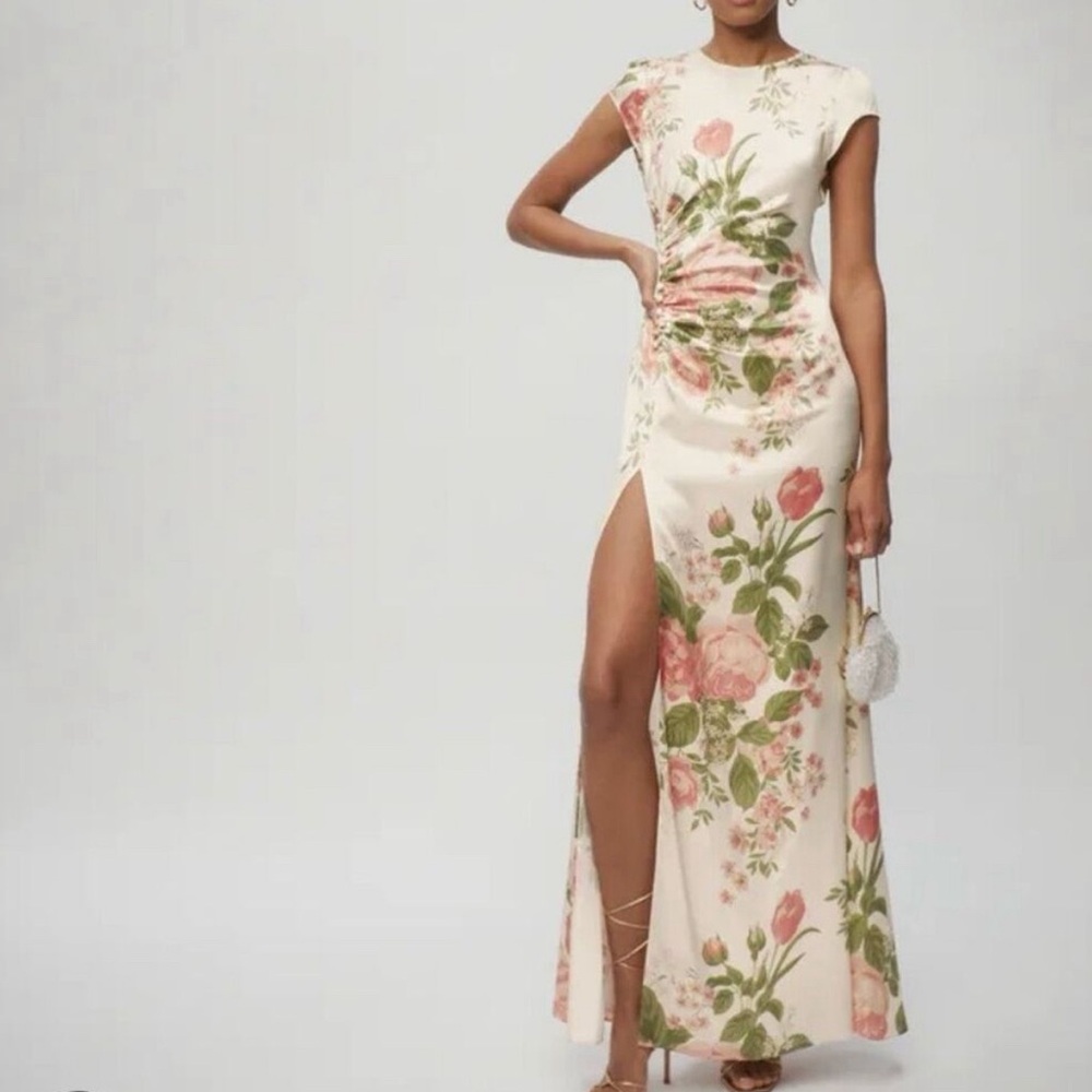 Reformation Birch Silk Dress